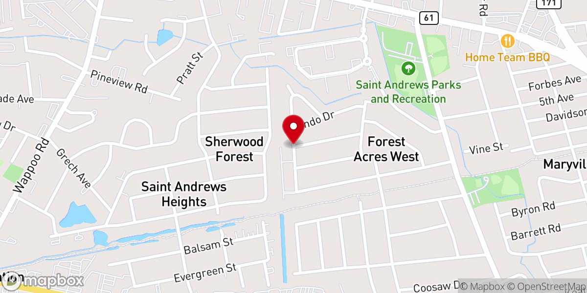 Map showing location of For Birthing of Miracles Ministries Inc
