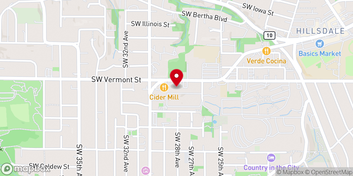 Map showing location of Congregation Ahavath Achim