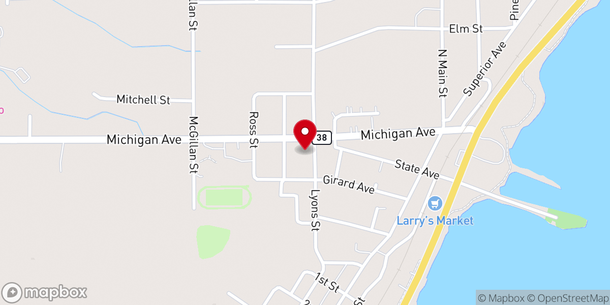 Map showing location of St Ann's Catholic Church Rectory