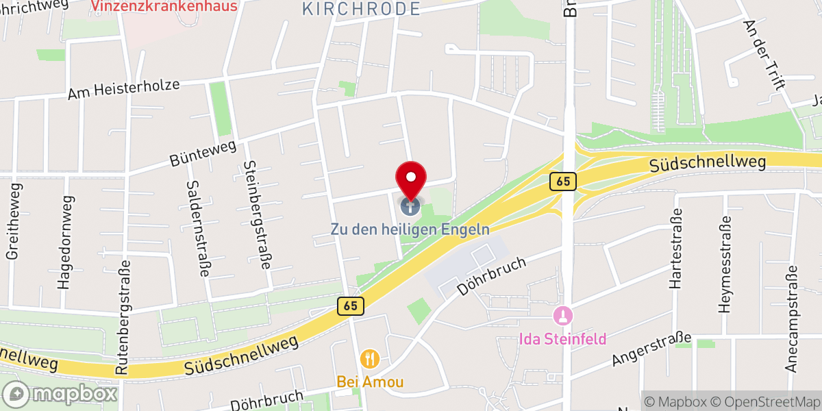 Map showing location of Kath. Pfarrkirche Zu den heiligen Engeln