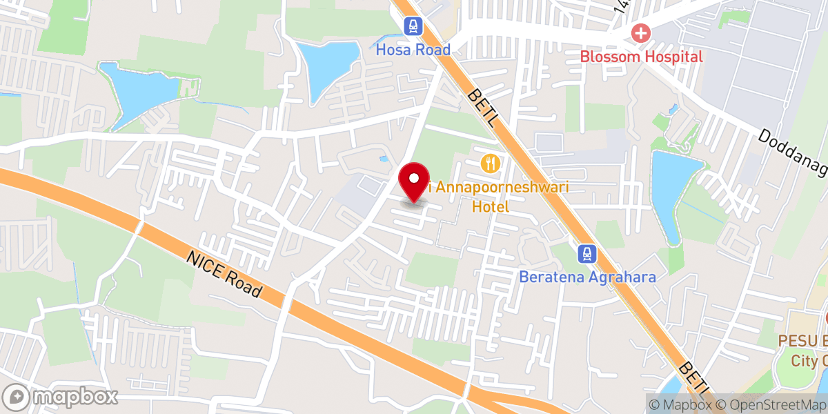 Map showing location of CSI Holy Redeemer Church