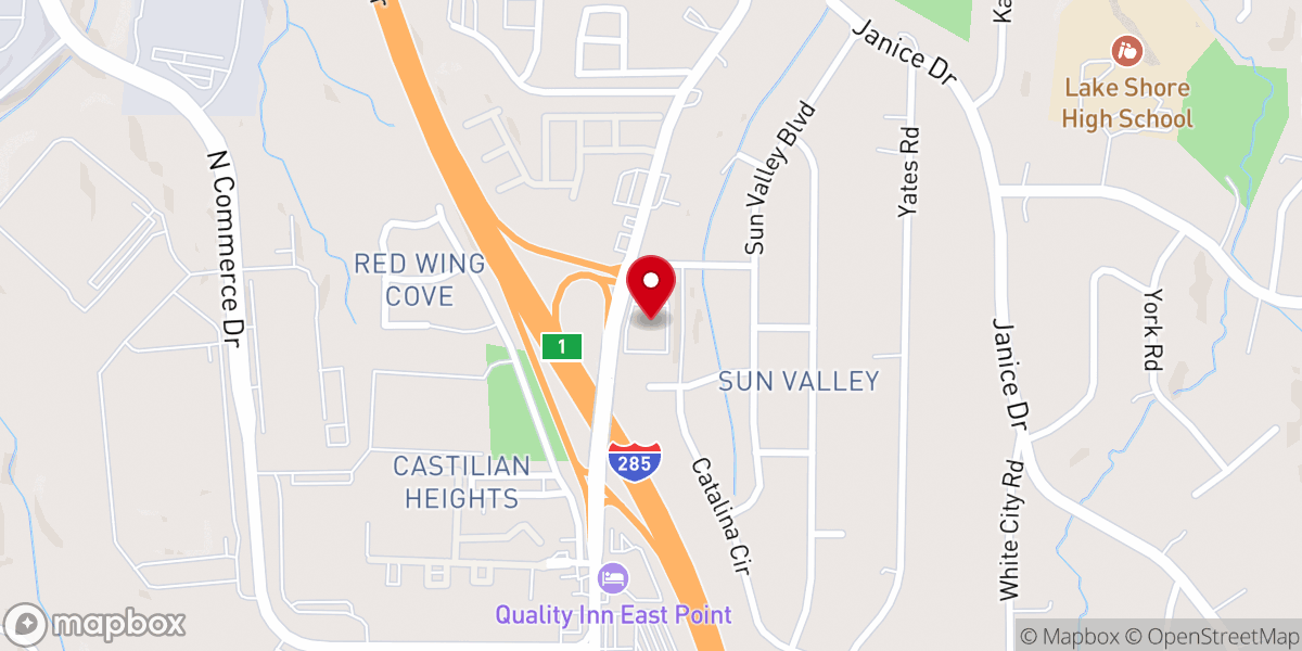 Map showing location of Christ Temple International House of Rescue