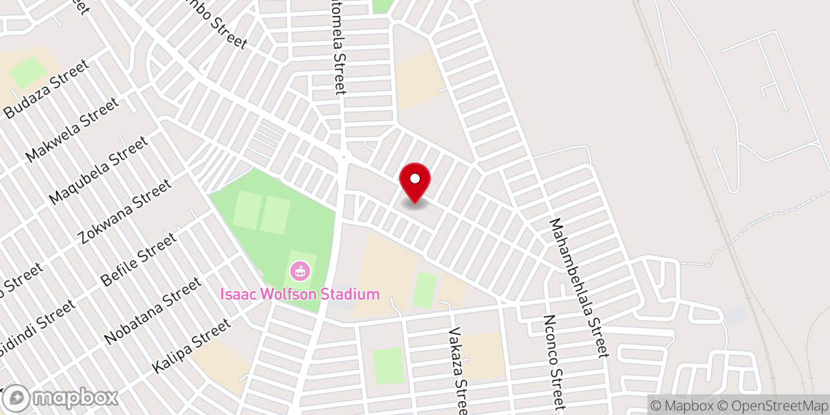 Map showing location of Trinity Methodist Church