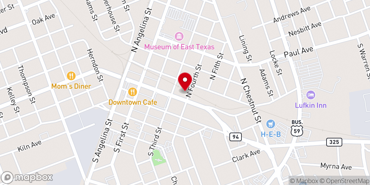Map showing location of Behannons Warehouse