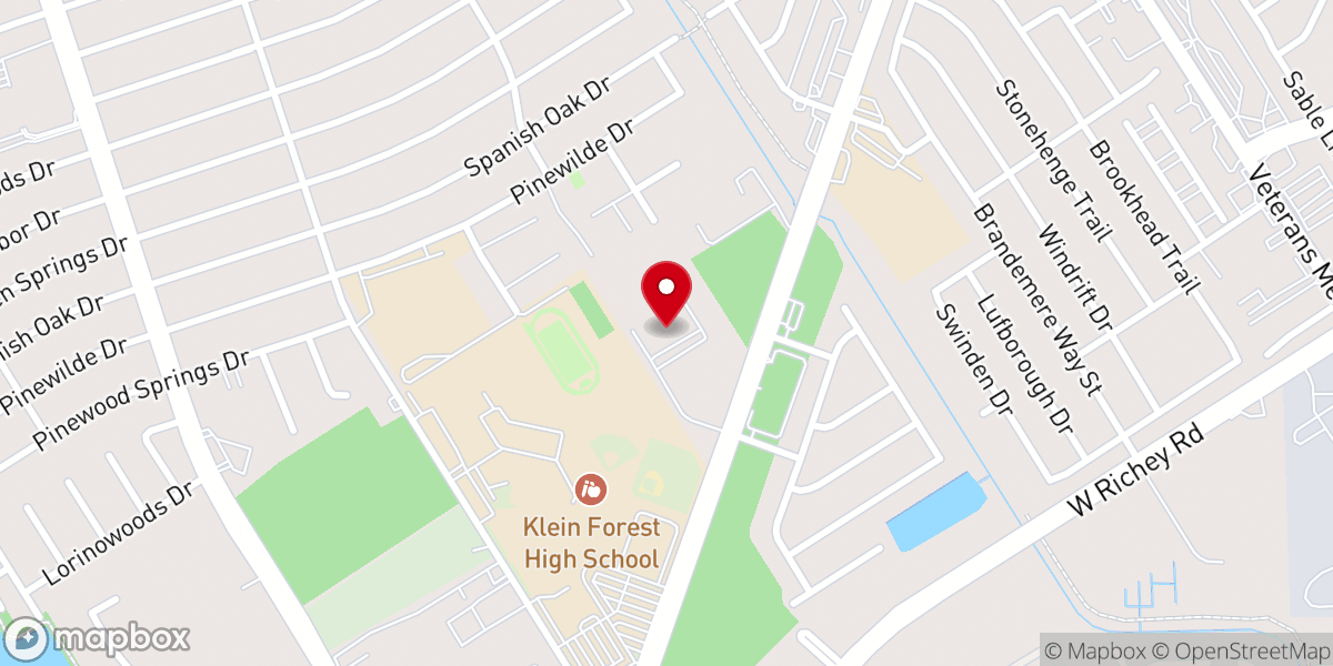 Map showing location of Champions Community Church