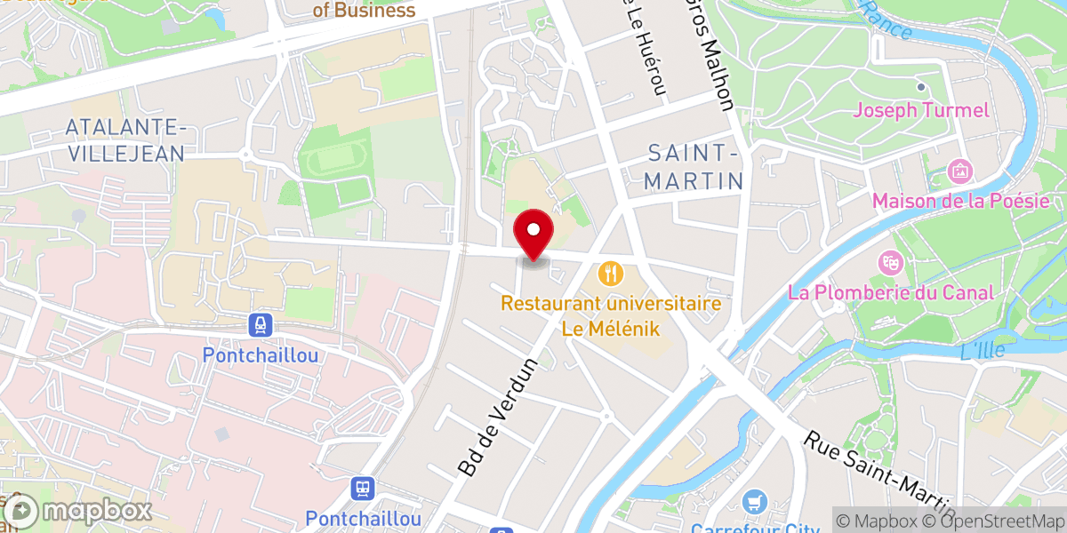 Map showing location of Communauté des Religieuses de L'Immaculée