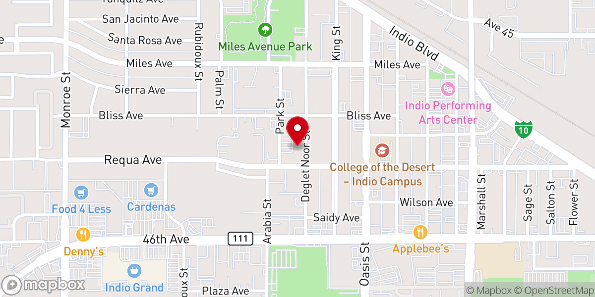 Map showing location of Shepherd of the Valley United Methodist Church
