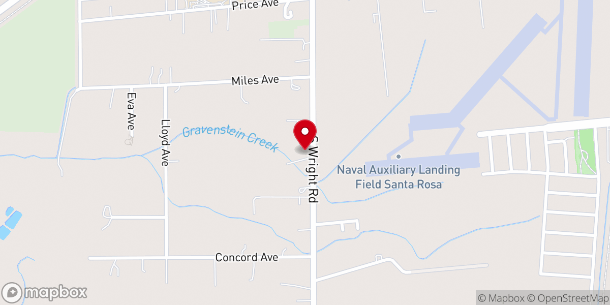 Map showing location of Prayer Chapel Mission