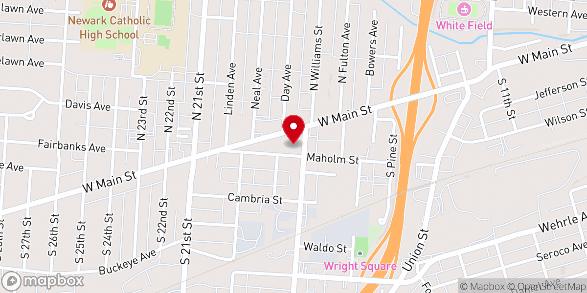 Map showing location of Second Church of Christ