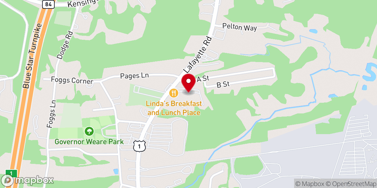 Map showing location of Still Waters Church