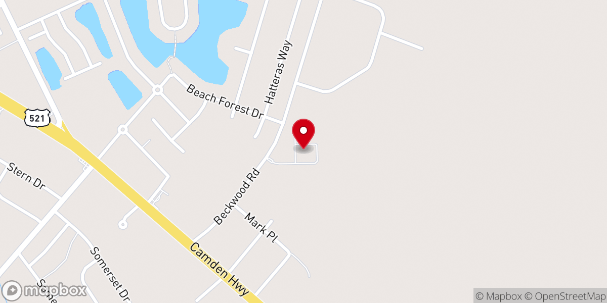 Map showing location of Saint Jude Catholic Church
