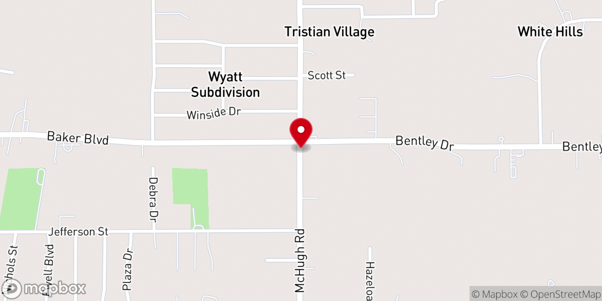 Map showing location of National Holy Trinity Baptist Fellowship