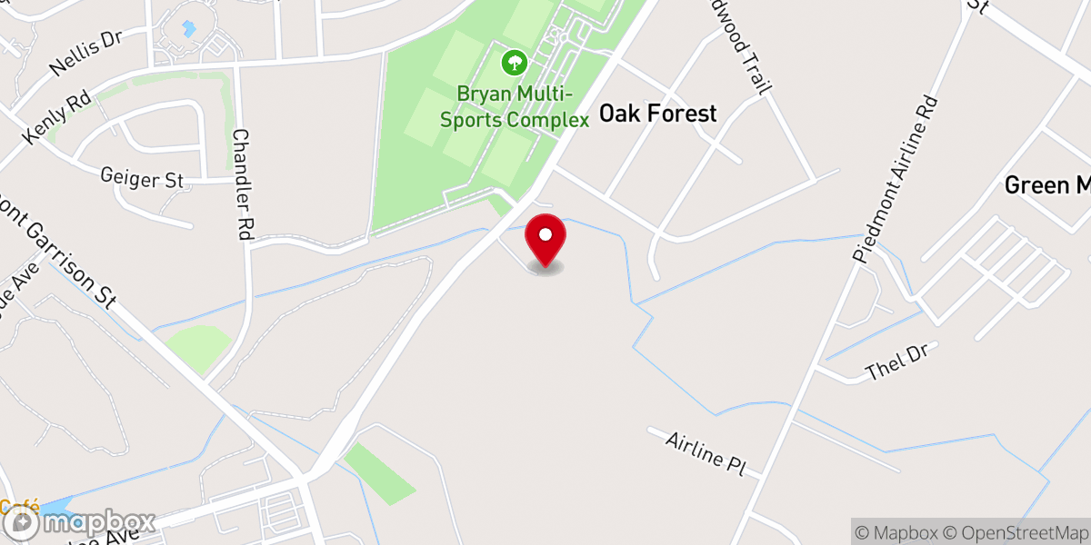 Map showing location of Atkinson Chapel Church