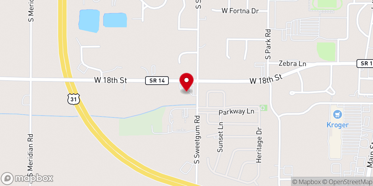 Map showing location of Safe Harbor Church