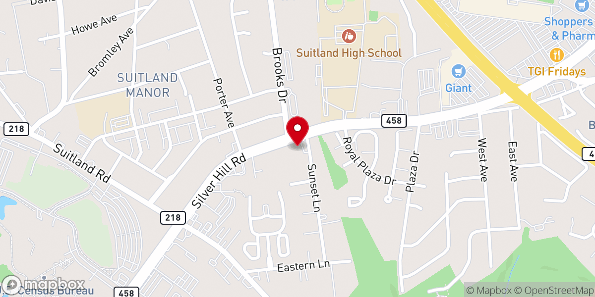 Map showing location of Pilgrimage Christian Church
