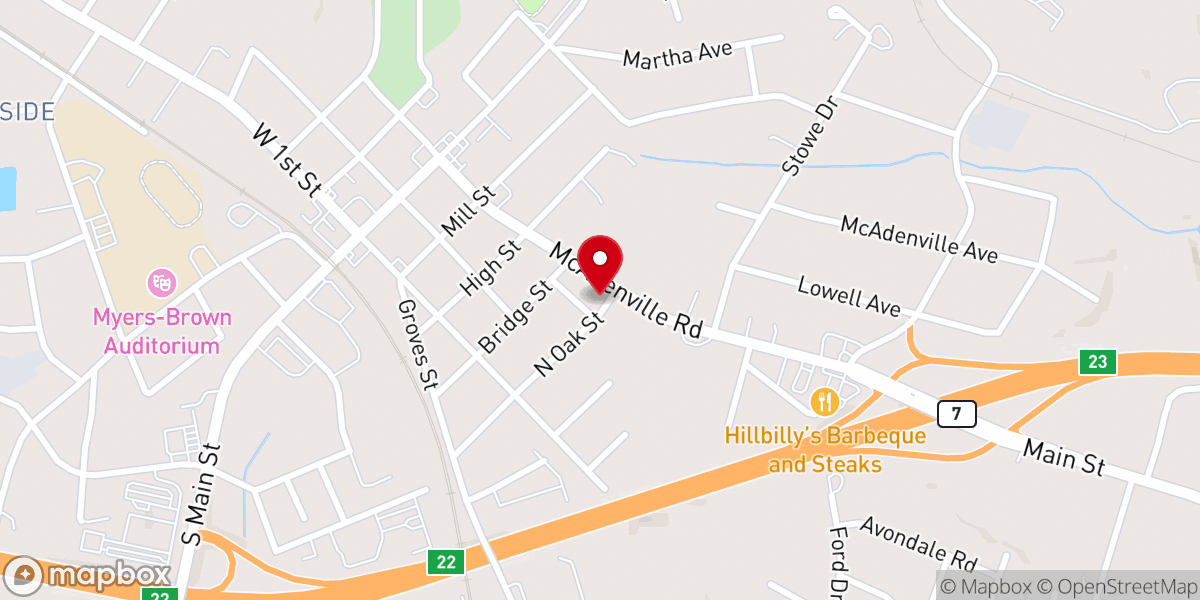 Map showing location of El Shaddai Truth Ministries