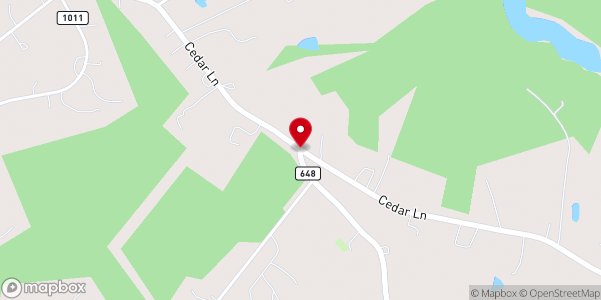 Map showing location of Winn‘s Baptist Church