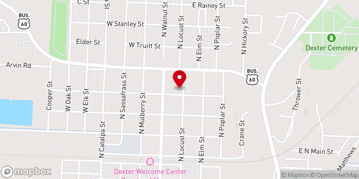 Map showing location of Risen Church