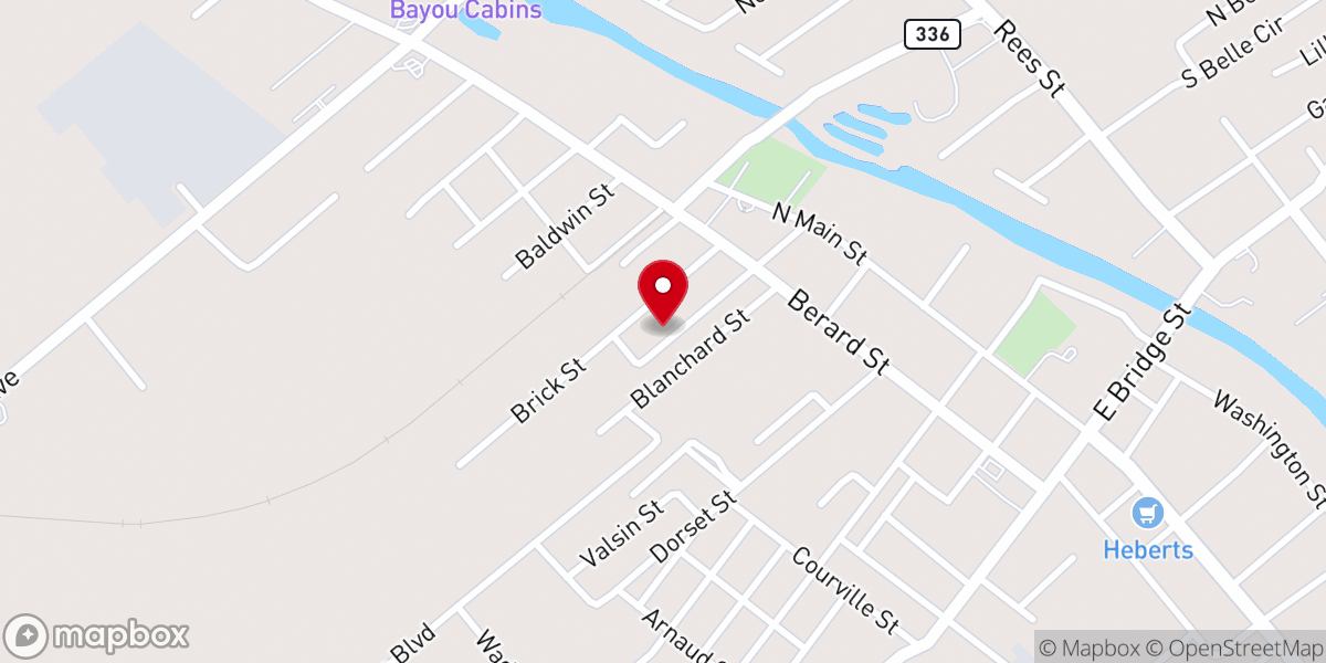 Map showing location of Father Manny