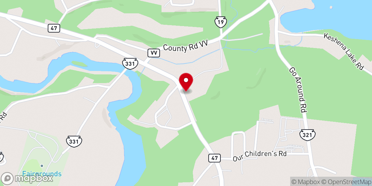 Map showing location of St Michael's Church