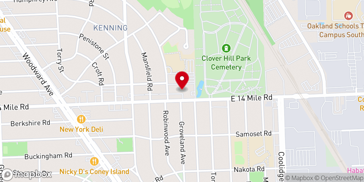 Map showing location of Our Shepherd Lutheran Church