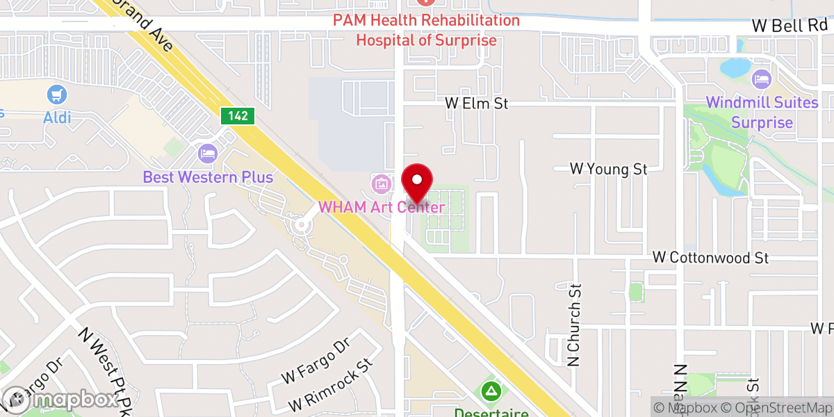 Map showing location of Revival City Church - Surprise, Arizona