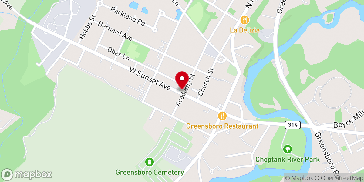 Map showing location of Saint Pauls Methodist Episcopal Church