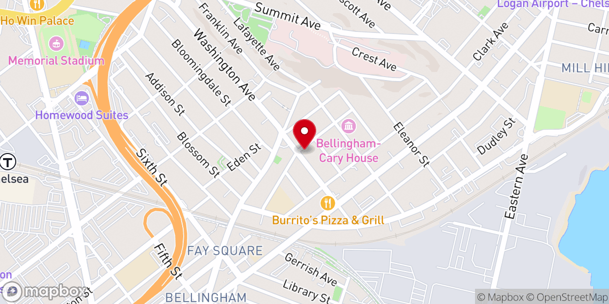 Map showing location of Iglesia de Dios Pentecostal M.I. Puerta de Refugio