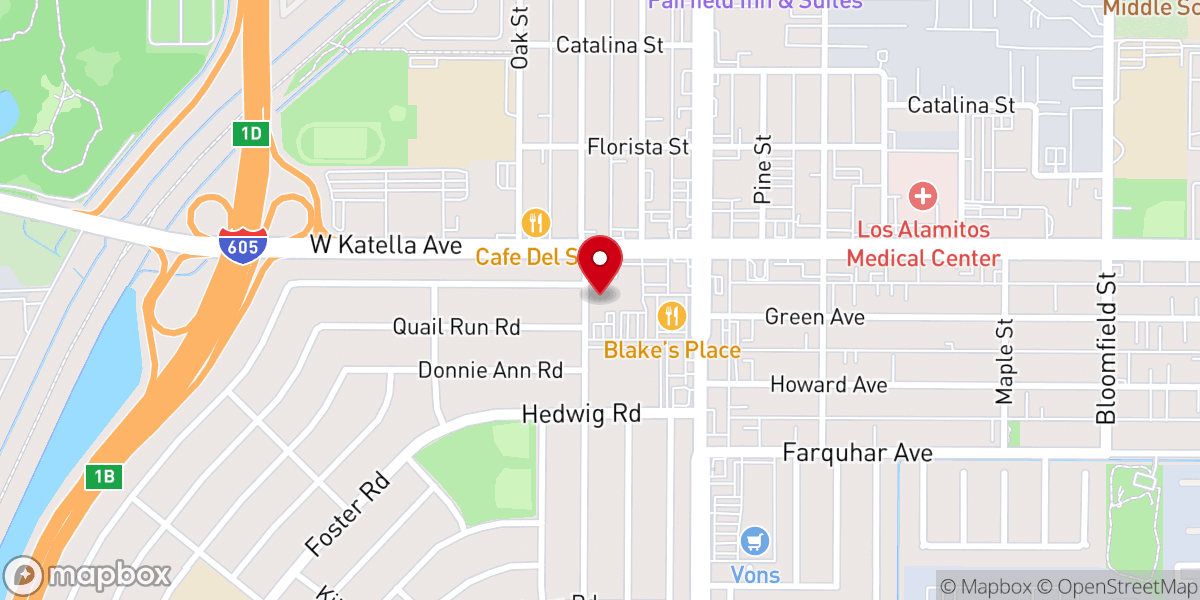 Map showing location of Arise Christian Church