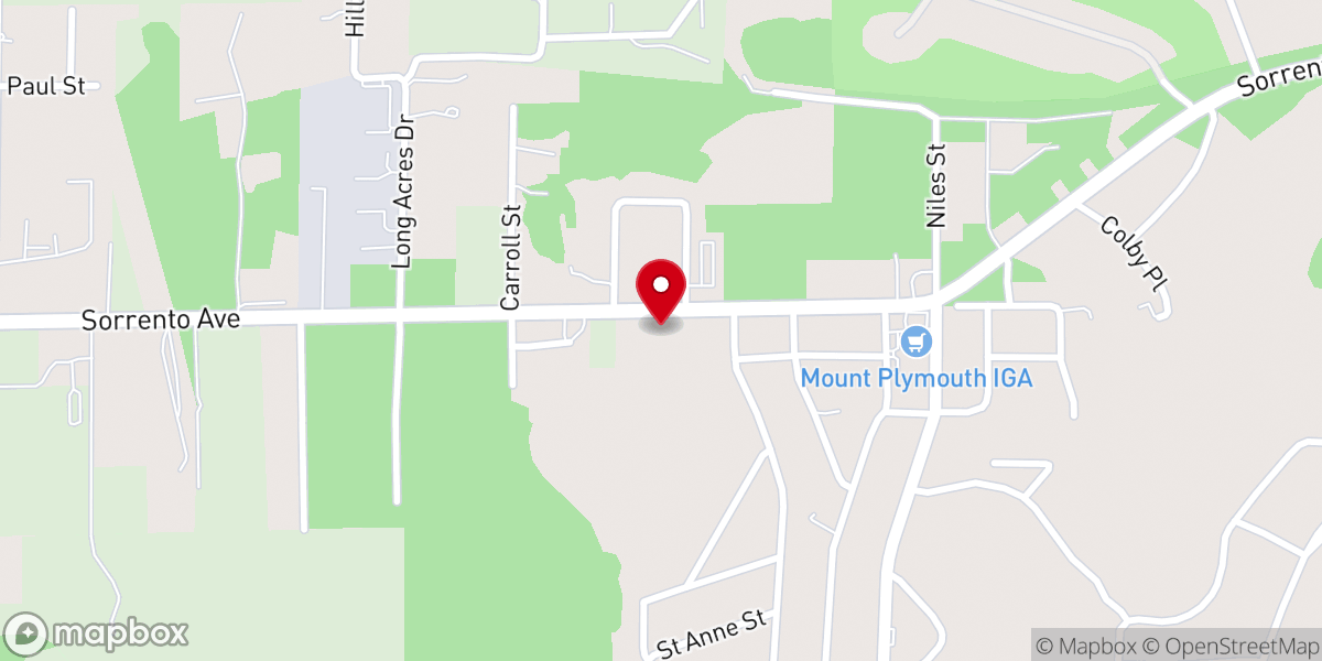 Map showing location of EAST LAKE COMMUNITY CHURCH