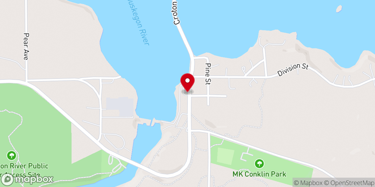 Map showing location of Croton trinity Bible Church