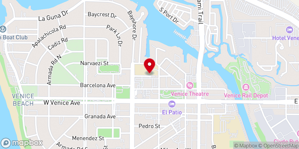 Map showing location of Epiphany Cathedral Office