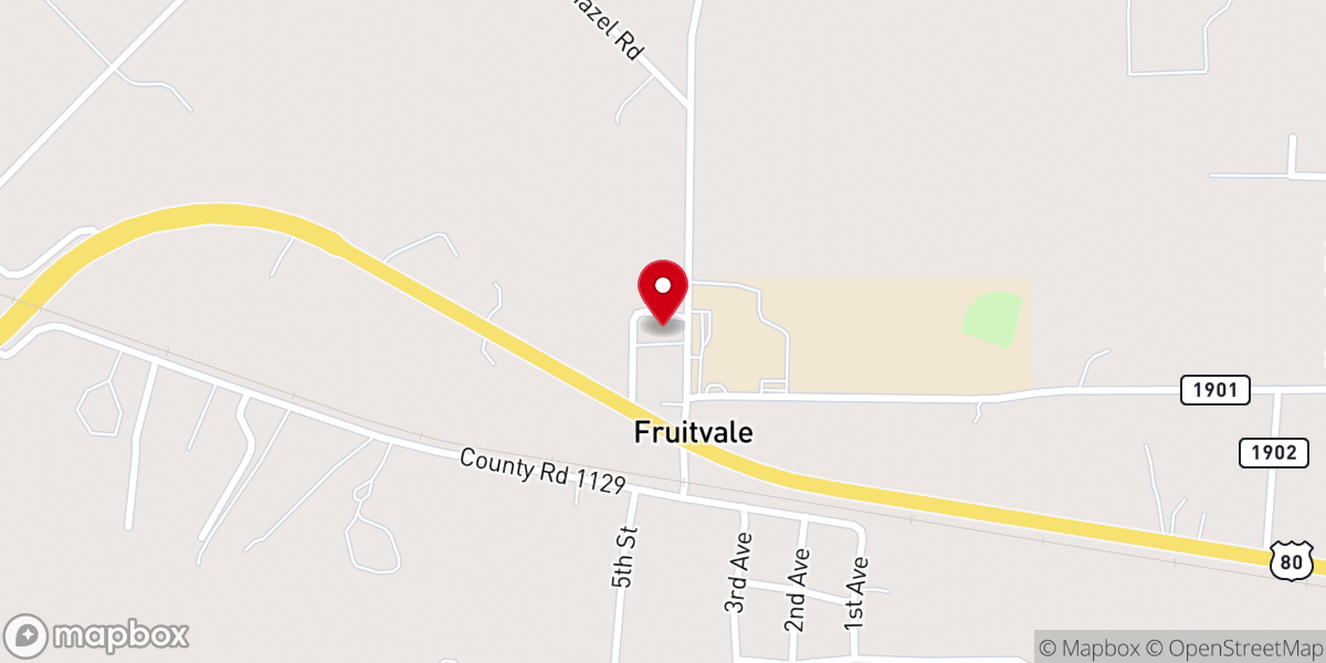 Map showing location of First Baptist Church-Fruitvale
