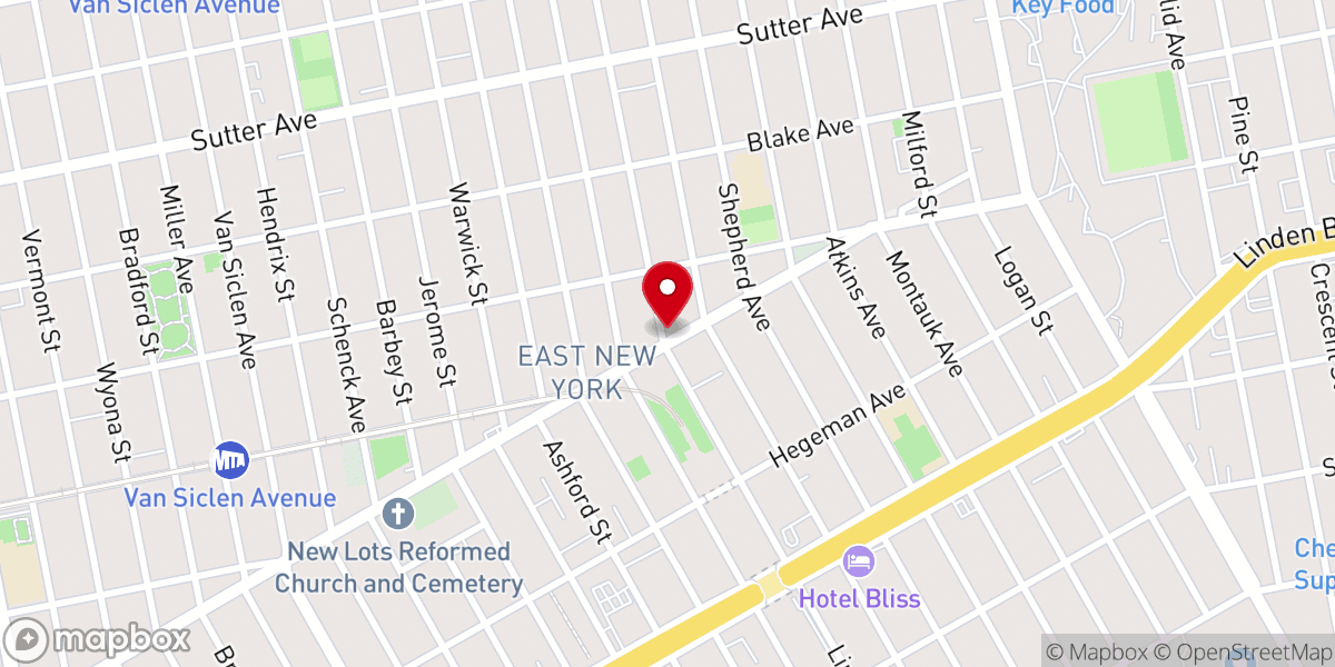 Map showing location of Christ United Church of God