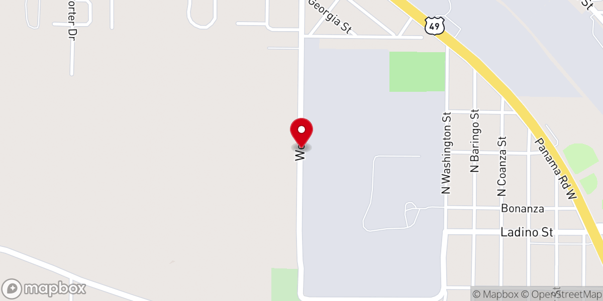 Map showing location of God's House A Safe Place