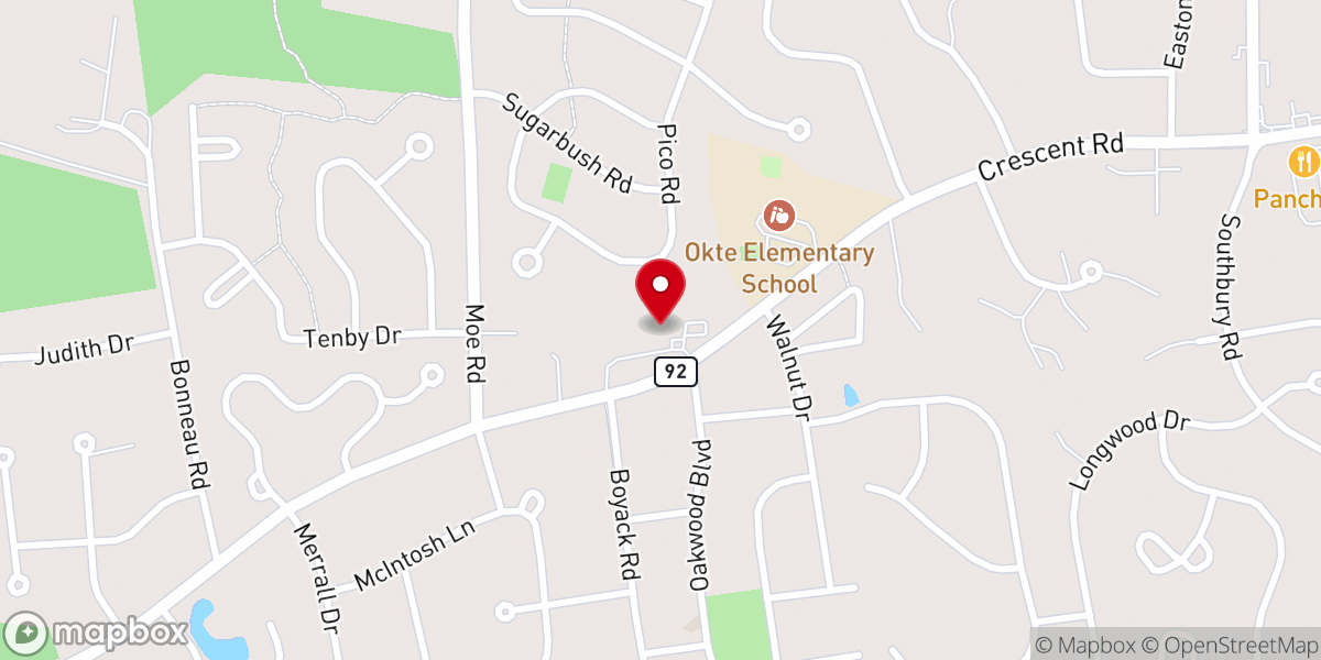 Map showing location of King of Kings Lutheran Church