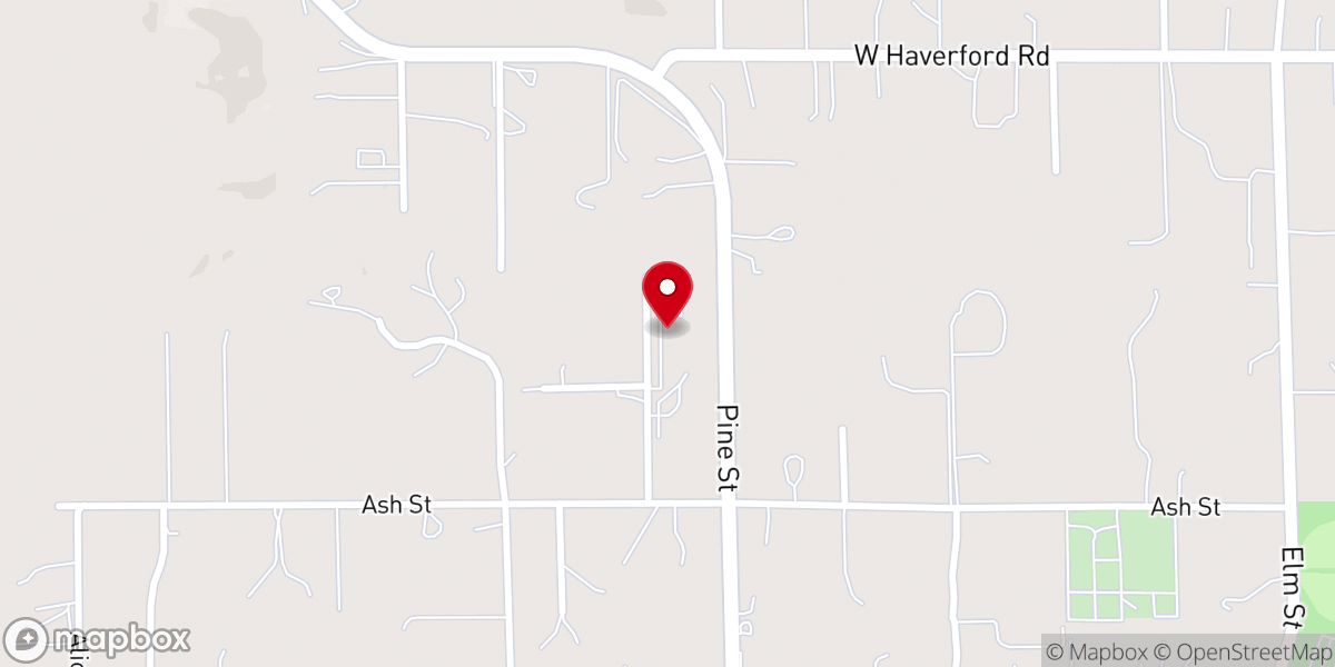 Map showing location of Mountain View Community Church