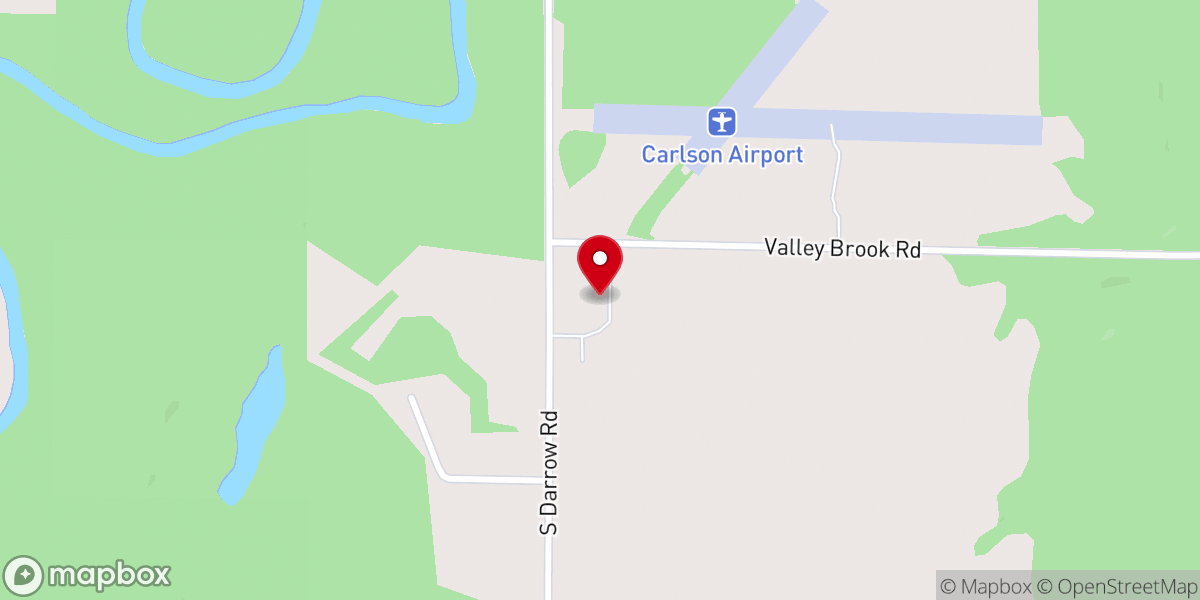Map showing location of Darrow Road Wesleyan Church