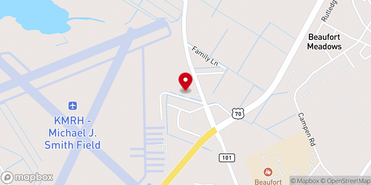 Map showing location of Maranatha Pentecostal Holiness