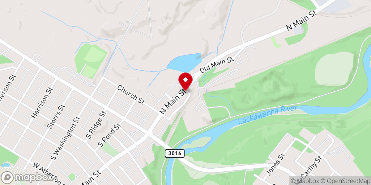 Map showing location of Ray Of Hope Scranton