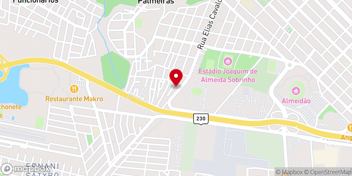 Map showing location of ADBE Sede - Assembleia de Deus Boa Esperança