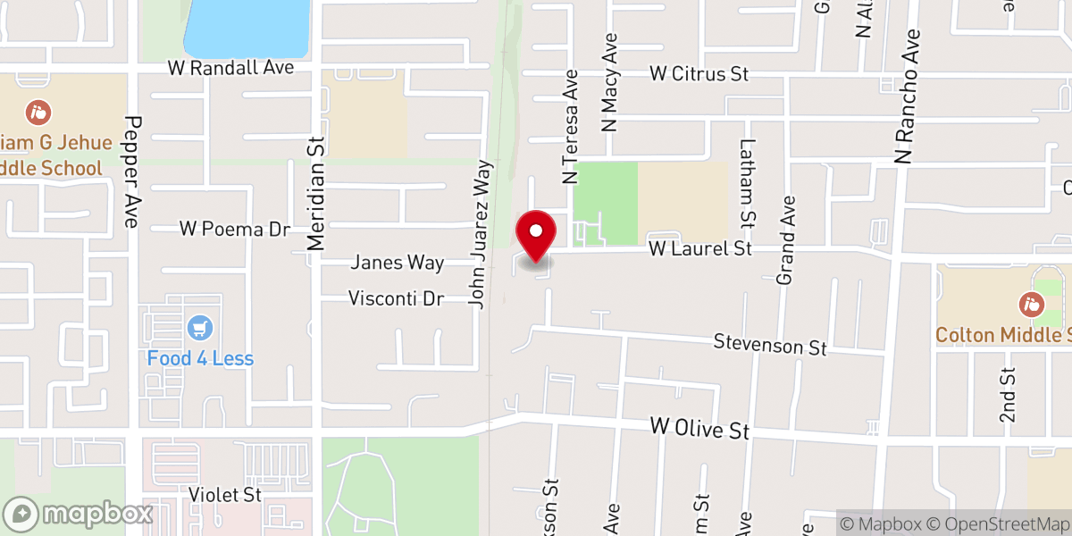 Map showing location of St Joseph's & Immaculate Heart