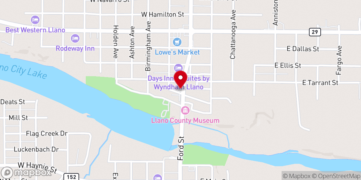 Map showing location of Chrissy's Homestyle Bakery