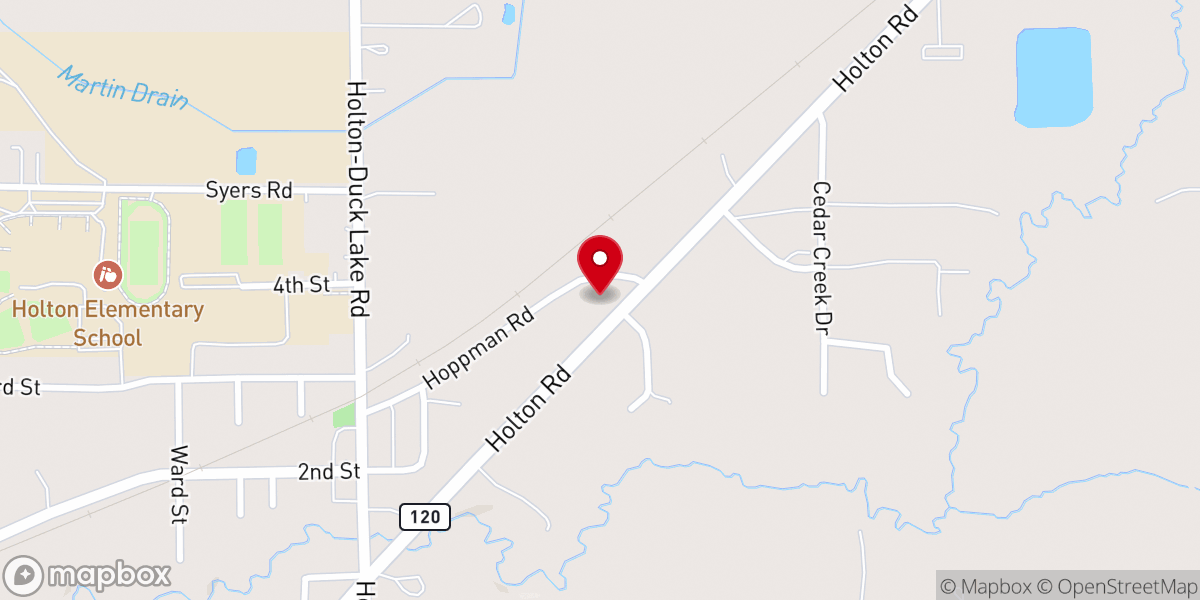 Map showing location of Cornerstone Free Methodist Church
