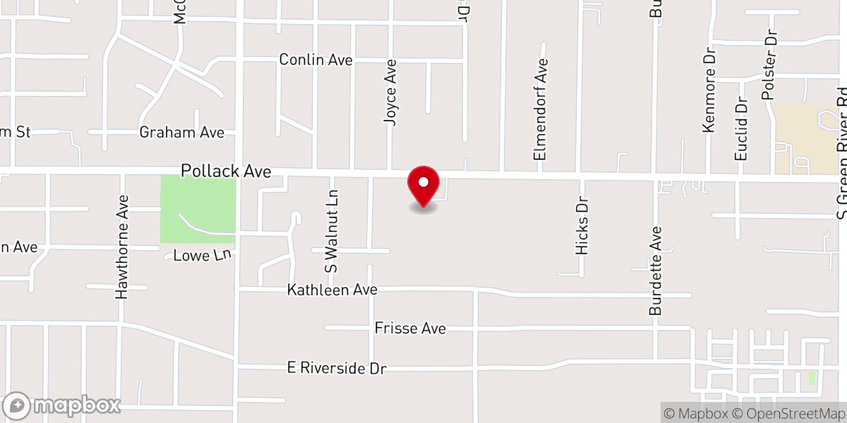 Map showing location of FaithWay Baptist Church