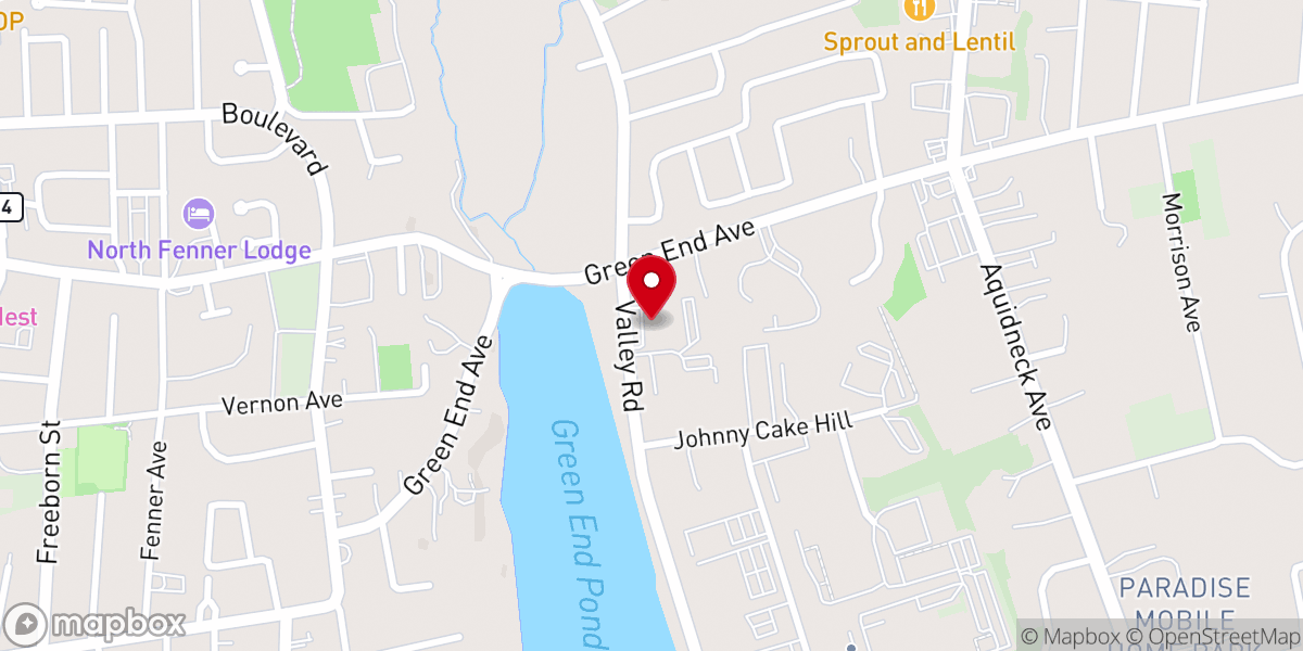 Map showing location of United Congregational Church