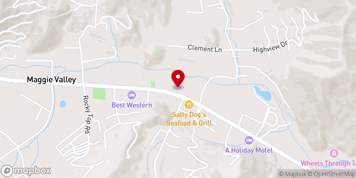 Map showing location of Olivet Church
