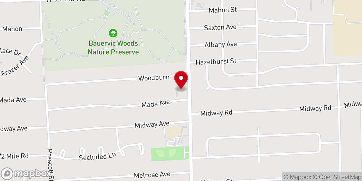 Map showing location of St. Mary the Protectress Ukrainian Orthodox Cathedral
