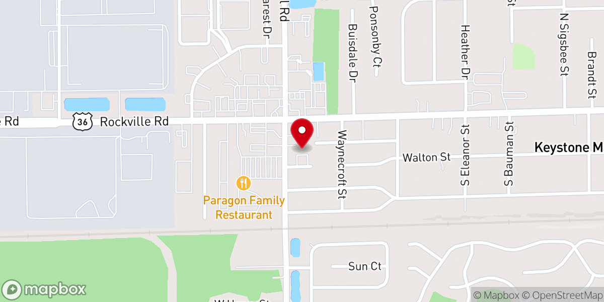 Map showing location of Kingdom First Christian Church