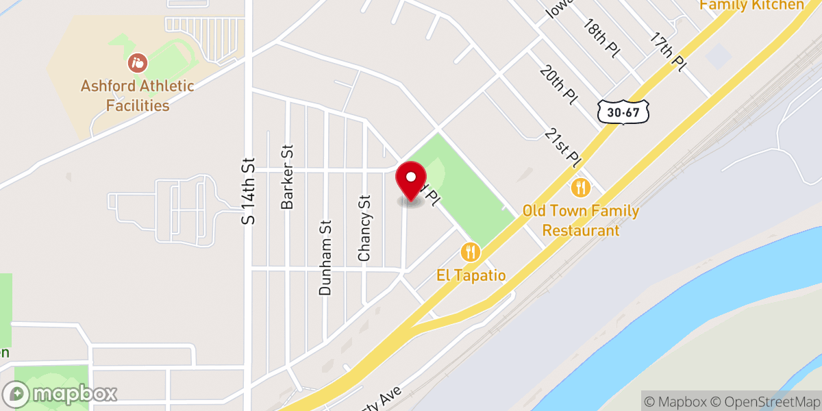 Map showing location of That Church